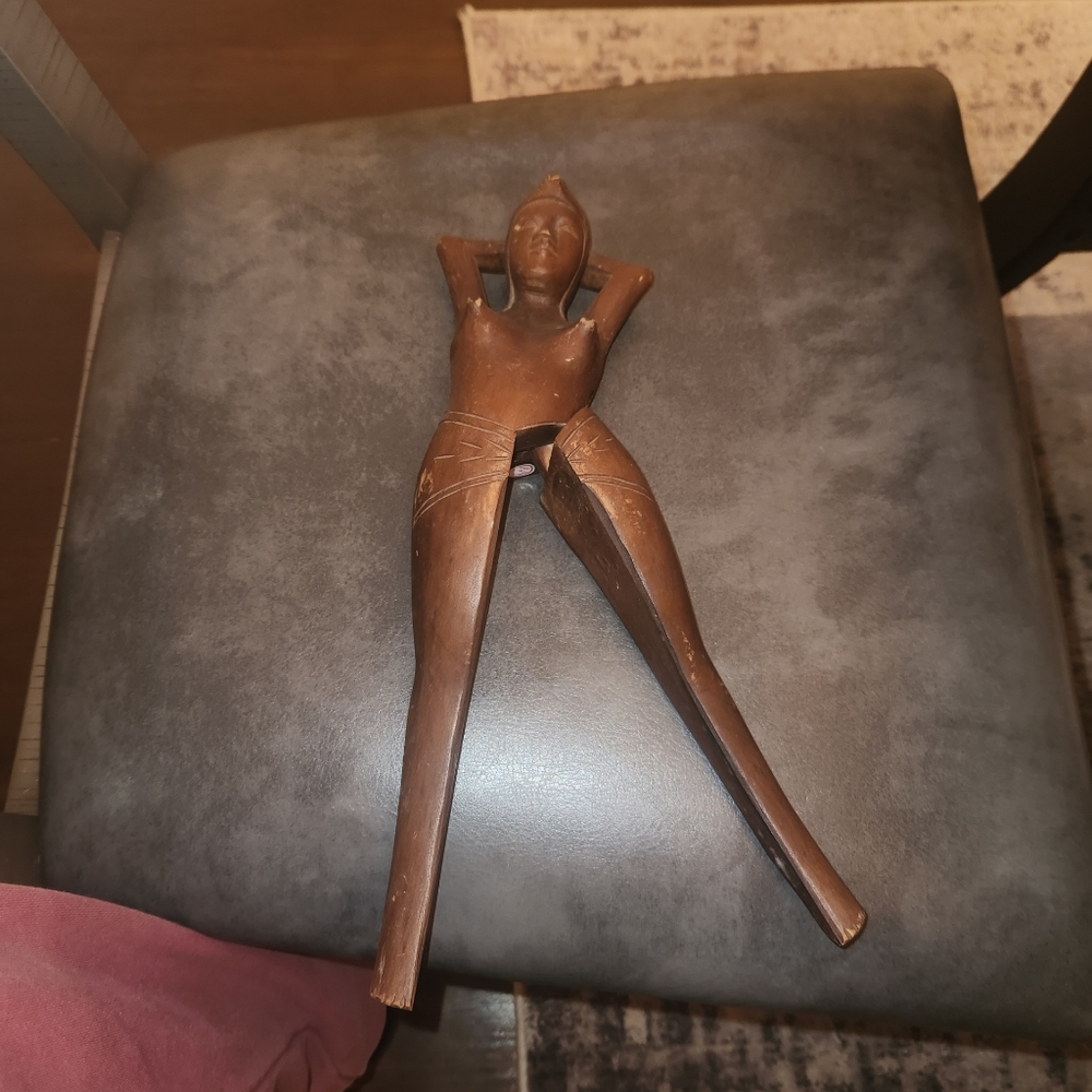 Hand carved oak Nutcracker